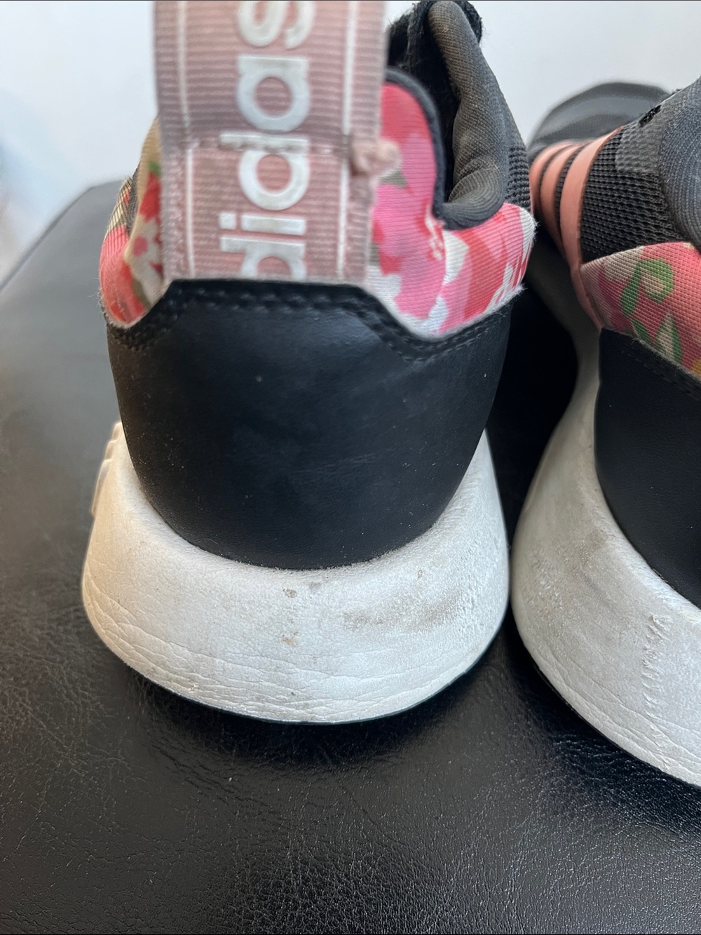 Adidas Black & Pink Running Sneakers - Picture 7 of 16